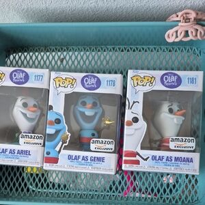 Funko Pop Olaf Amazon Exclusive Set